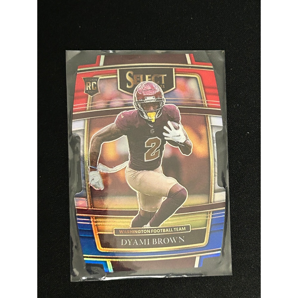 2021 Panini Select Dyami Brown Rookie RC Washington Football Team Card